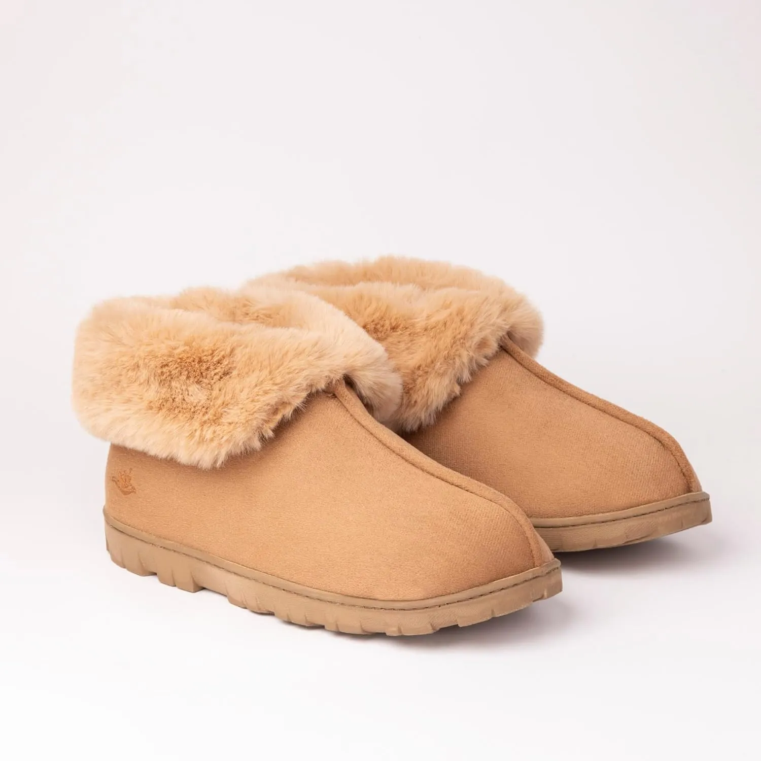 Women's Micro Suede Faux Fur Fleece Lined Cozy 80-D High-Density Memory Foam Winter Slipper Bootie Breathable House Shoes Non Skid Indoor Outdoor Sole