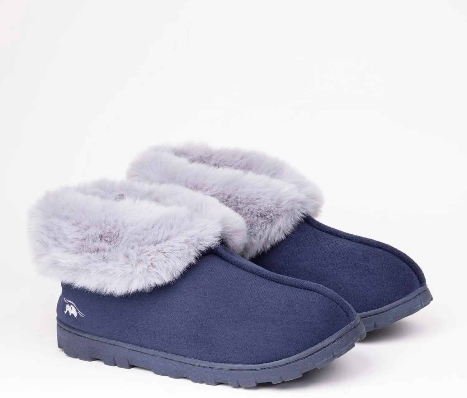 Women's Micro Suede Faux Fur Fleece Lined Cozy 80-D High-Density Memory Foam Winter Slipper Bootie Breathable House Shoes Non Skid Indoor Outdoor Sole