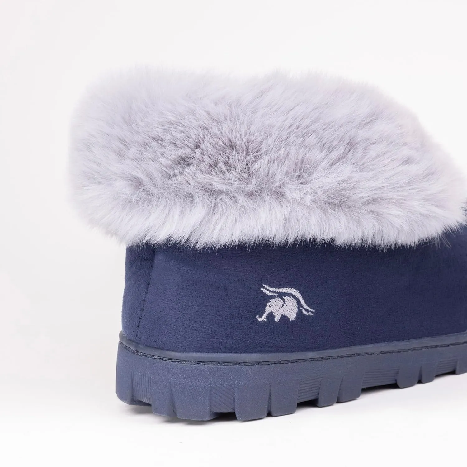 Women's Micro Suede Faux Fur Fleece Lined Cozy 80-D High-Density Memory Foam Winter Slipper Bootie Breathable House Shoes Non Skid Indoor Outdoor Sole