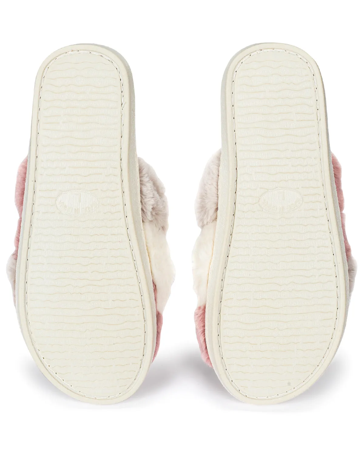 Women's Multi Weave Plush Slippers