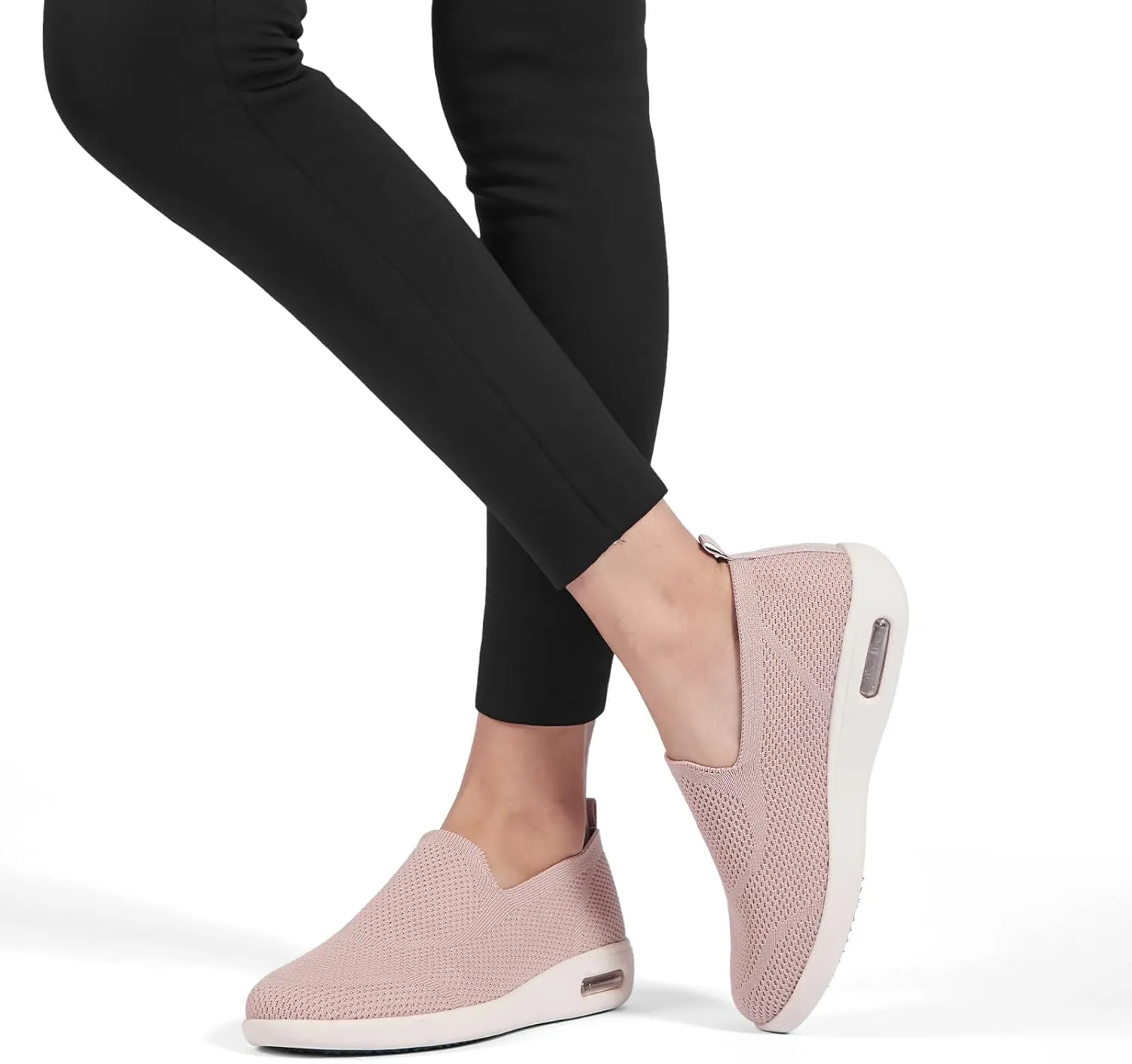 Women's one Foot Sports Shoes, Anti Slip Walking Shoes, Breathable mesh Work Casual Lightweight Exercise Shoes