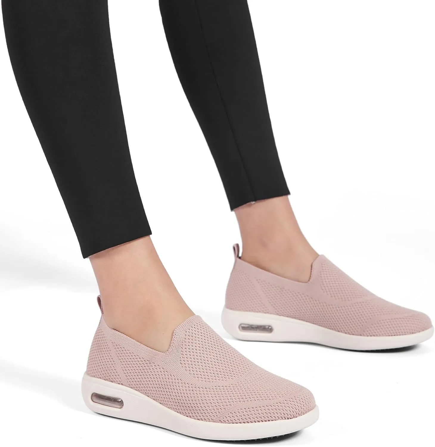 Women's one Foot Sports Shoes, Anti Slip Walking Shoes, Breathable mesh Work Casual Lightweight Exercise Shoes