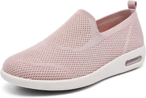 Women's one Foot Sports Shoes, Anti Slip Walking Shoes, Breathable mesh Work Casual Lightweight Exercise Shoes