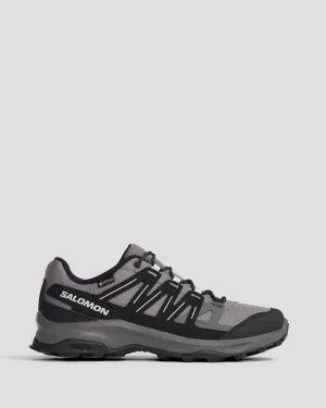 Women's Salomon Grivola Waterproof Hiking Shoe - Quiet Shade/Black/Heather