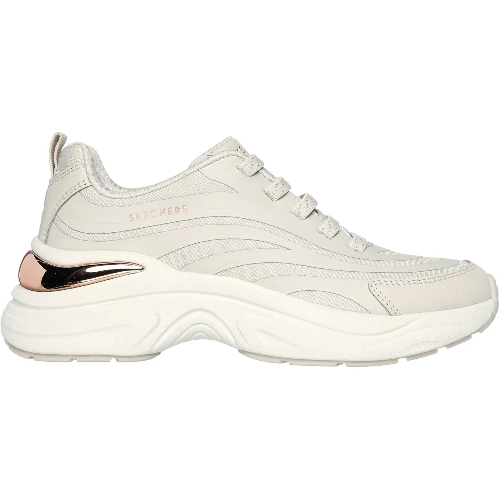 Women's Wide Fit Skechers 177575 Hazel Step N Flow Sneakers