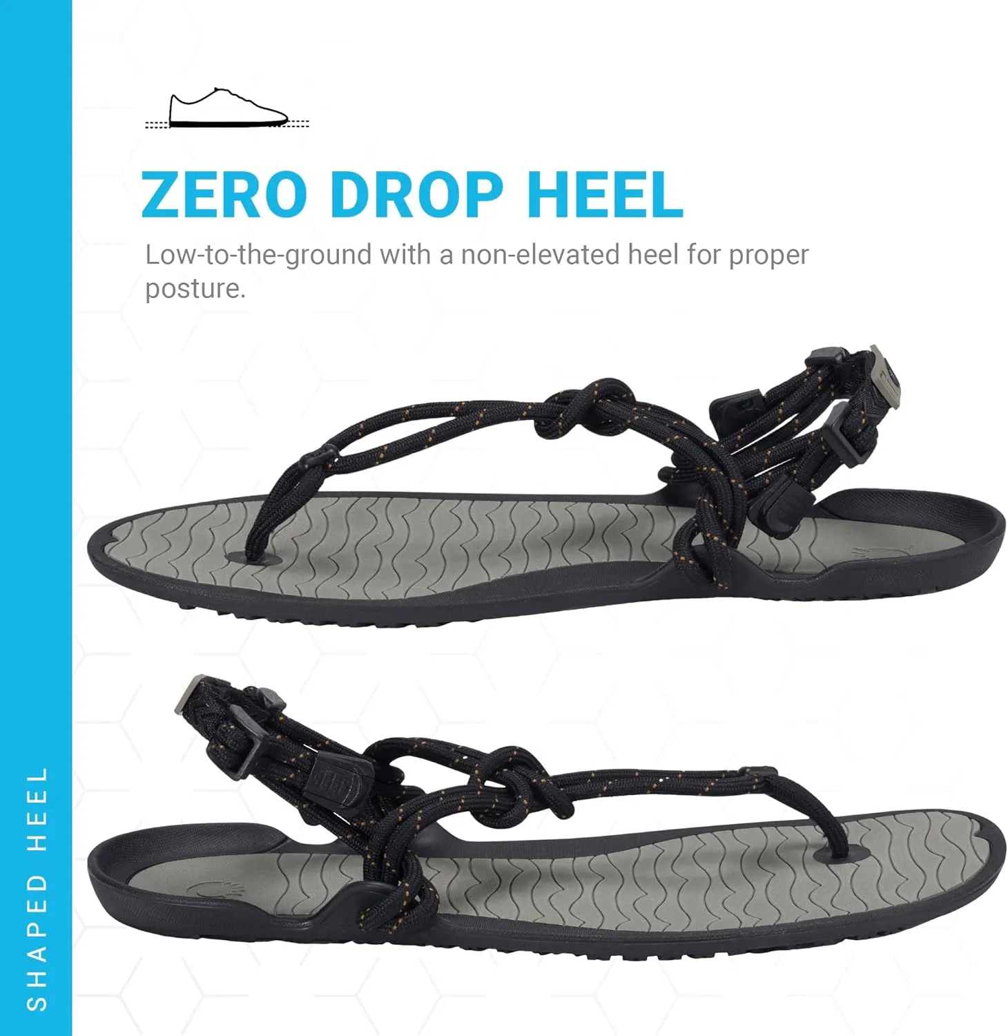 Xero Shoes Men's Aqua Cloud Barefoot Water Sandal