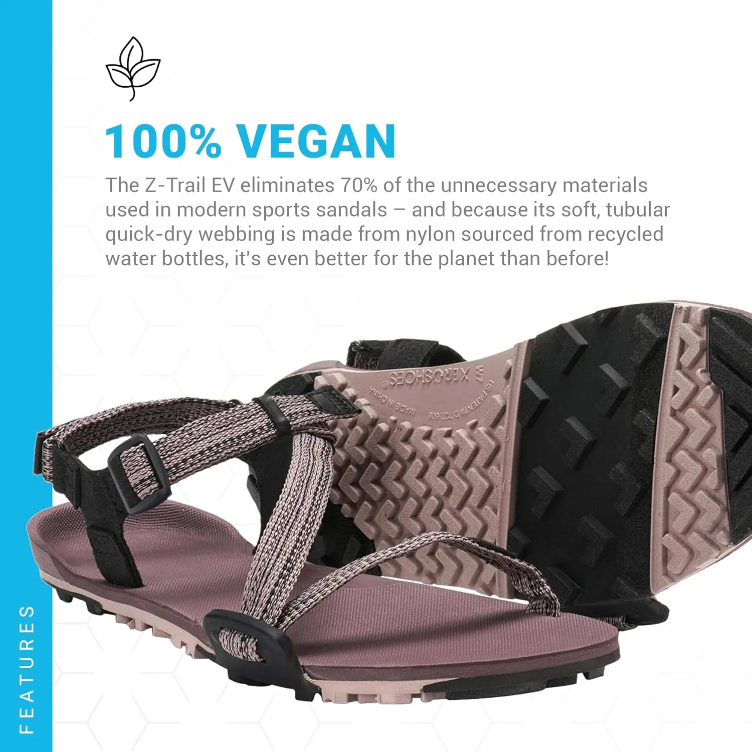 Xero Shoes Women's Z-Trail EV Barefoot Hiking Sandals