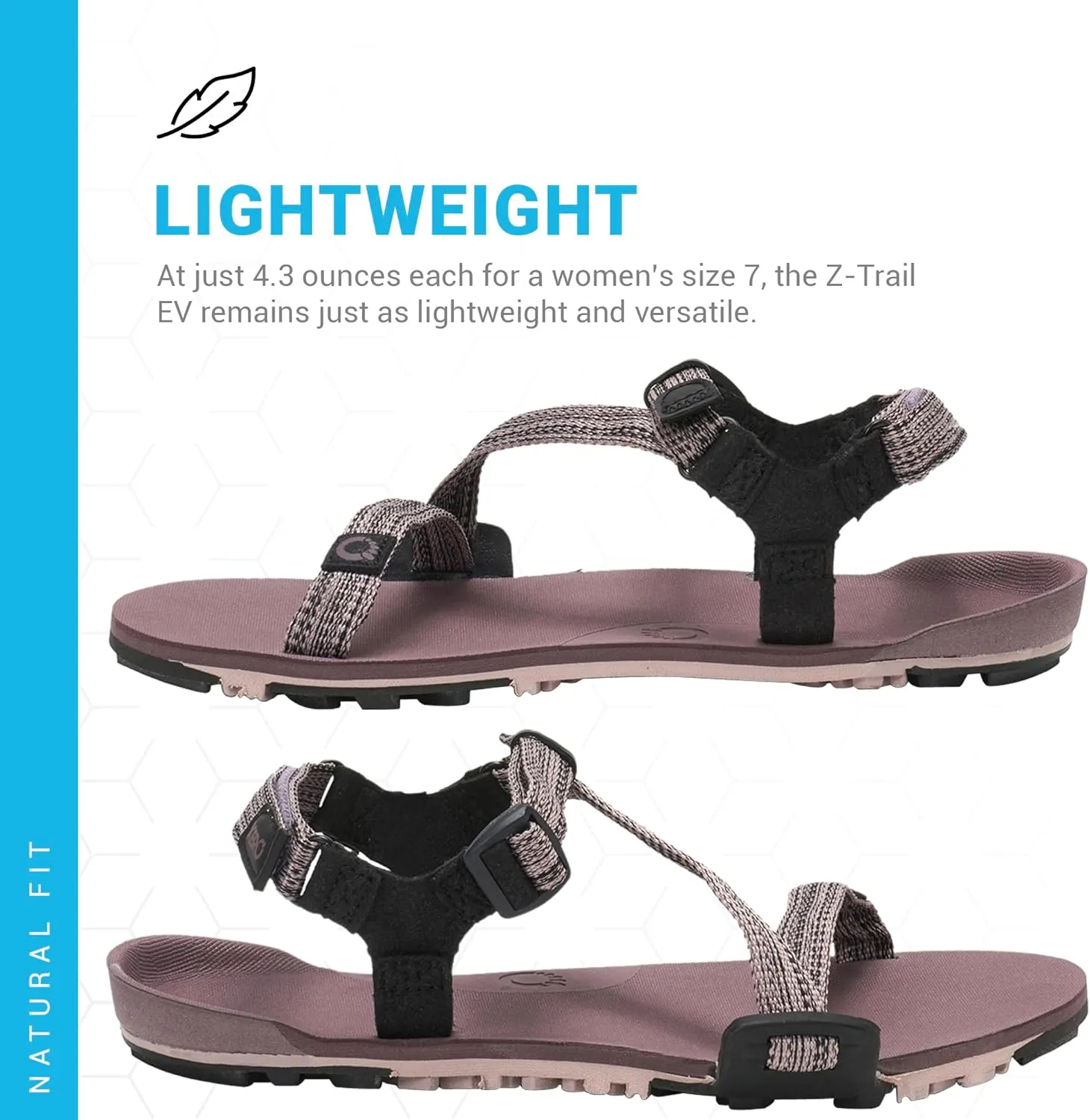 Xero Shoes Women's Z-Trail EV Barefoot Hiking Sandals
