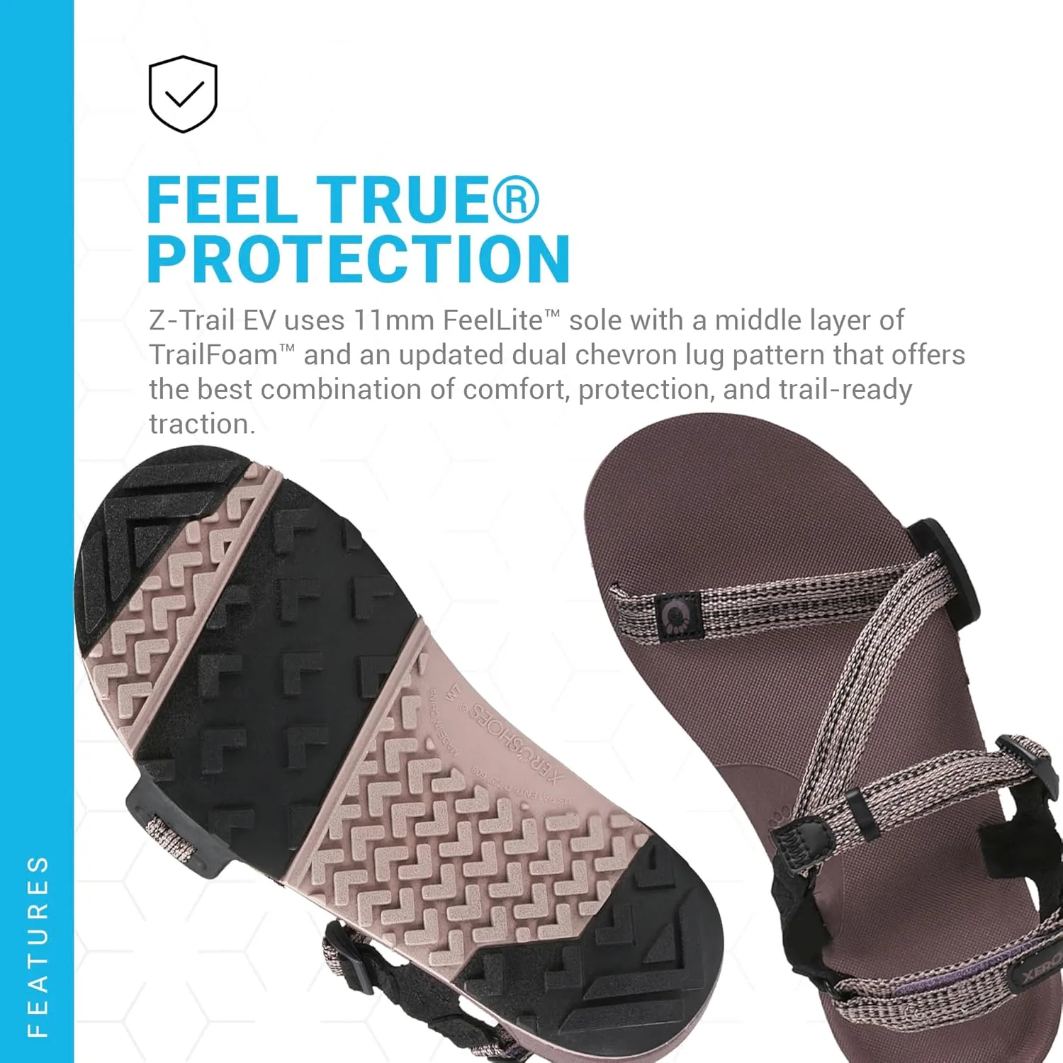 Xero Shoes Women's Z-Trail EV Barefoot Hiking Sandals