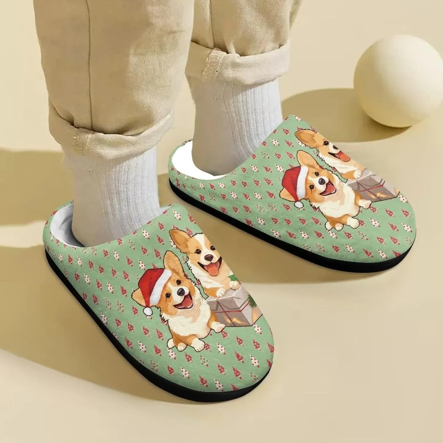 Xpyiqun Kids Slippers Fuzzy House Shoes for Girls Boys Soft Plush Home Slipper Bathroom Spa Shoe 9-14.5