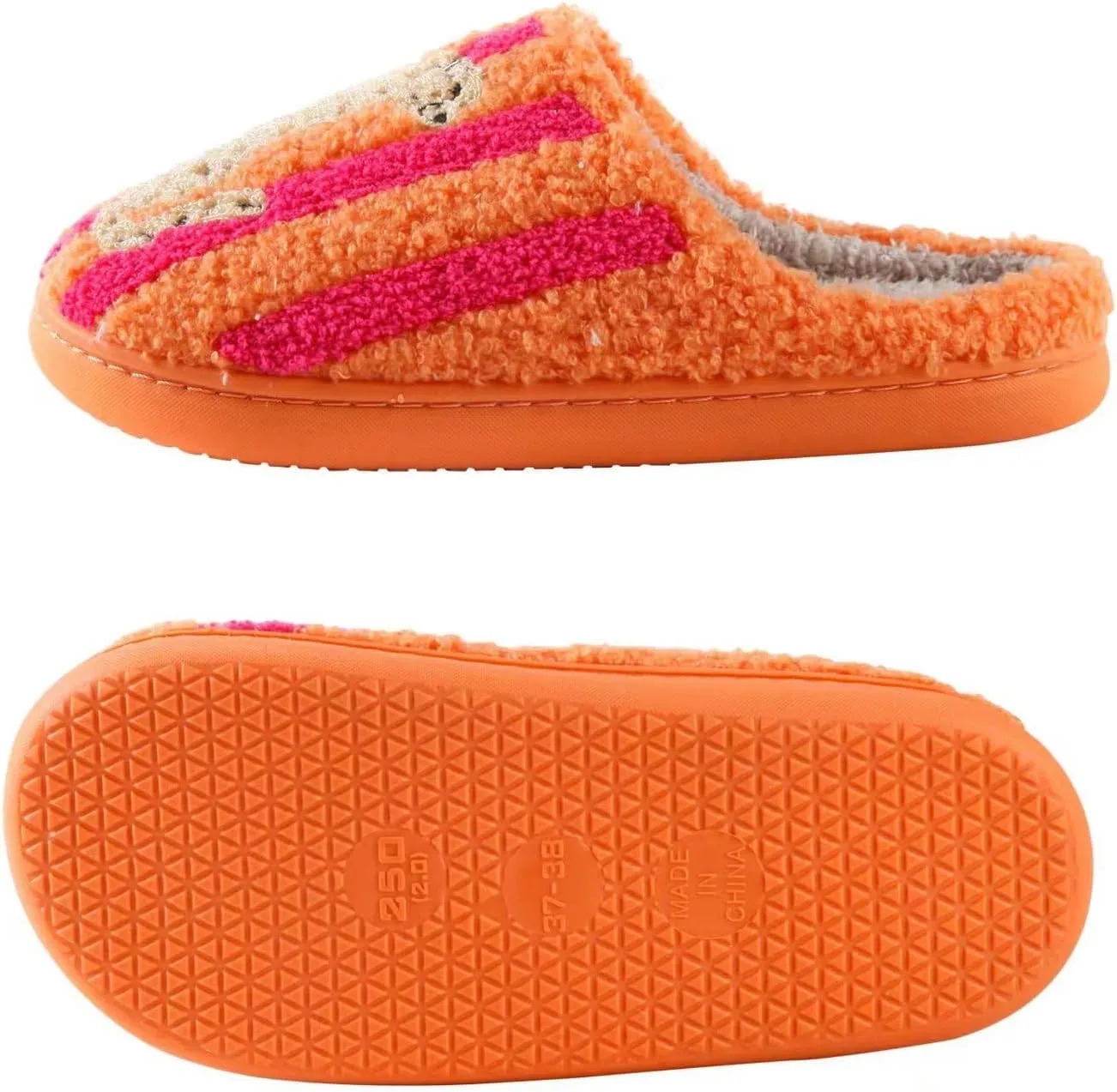 YJEUS Women's House Slippers - Fluffy Plush Memory Foam Indoor Slippers for Ladies