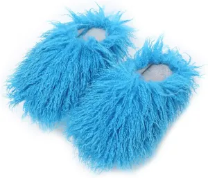 YXCFEWD Women's Plush Faux Fur Slippers - Fluffy and Warm Slide-On Slipper for Cozy Comfort