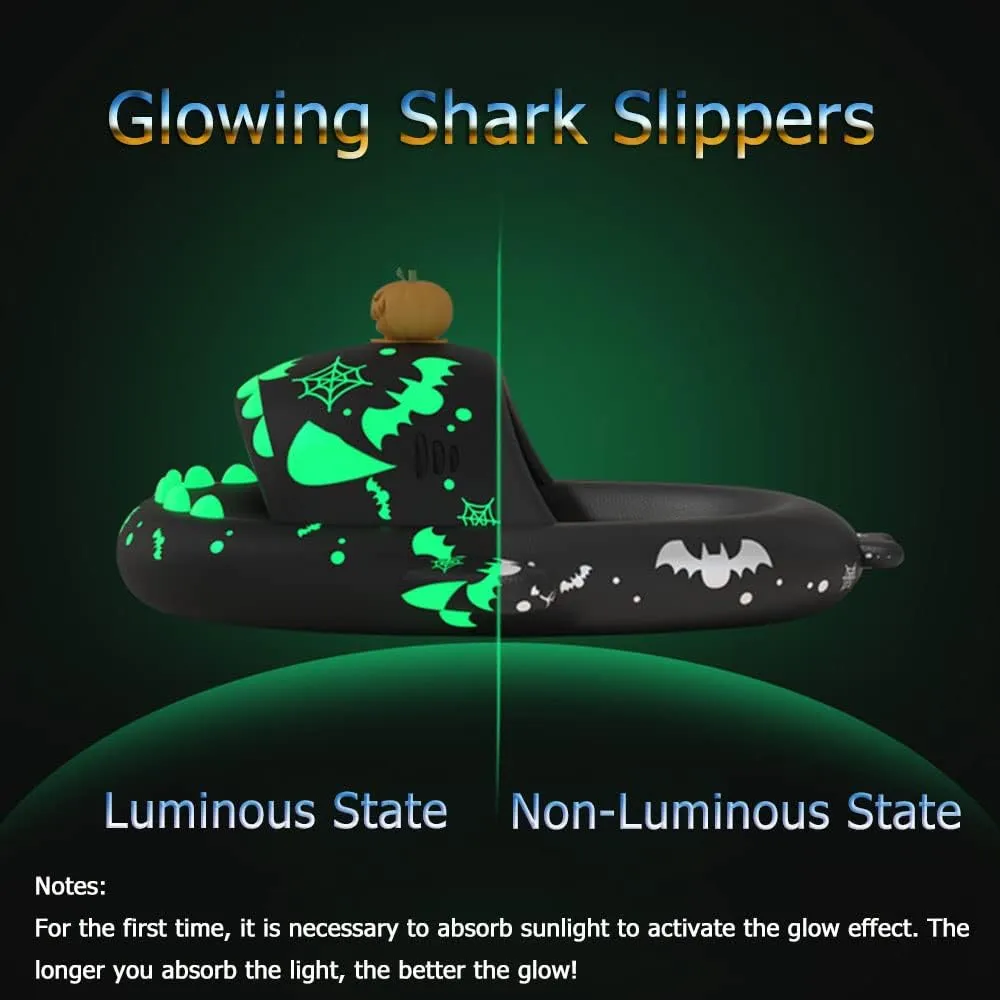 Zureto Unisex Shark Slides, Shark Slides Adult, Cloudy Shark Slides for Men and Women