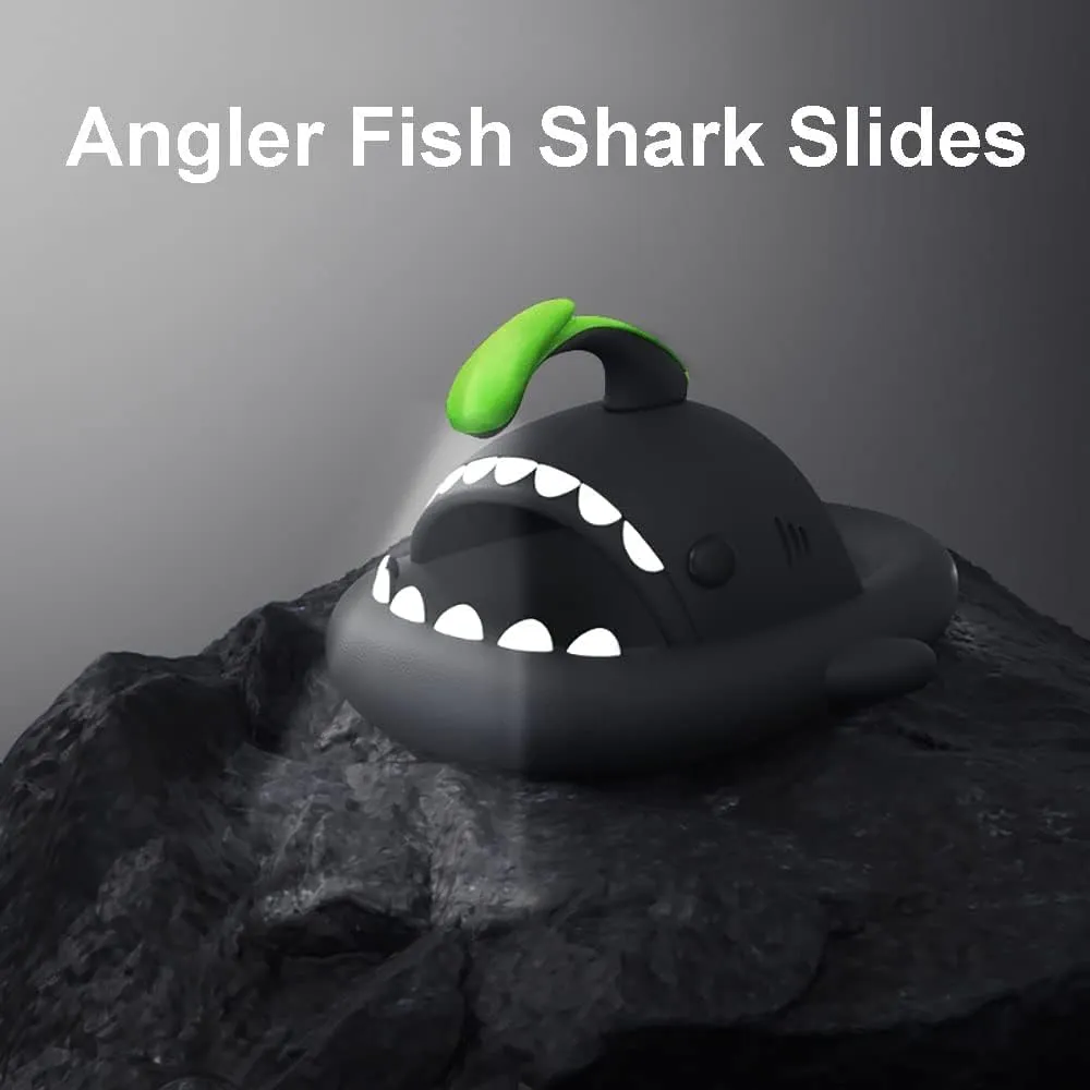 Zureto Unisex Shark Slides, Shark Slides Adult, Cloudy Shark Slides for Men and Women
