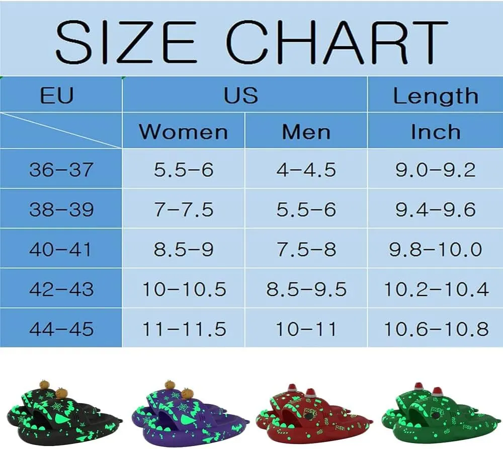 Zureto Unisex Shark Slides, Shark Slides Adult, Cloudy Shark Slides for Men and Women