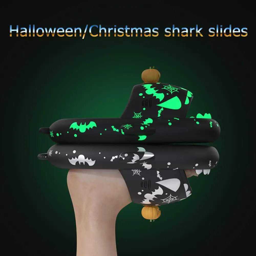 Zureto Unisex Shark Slides, Shark Slides Adult, Cloudy Shark Slides for Men and Women
