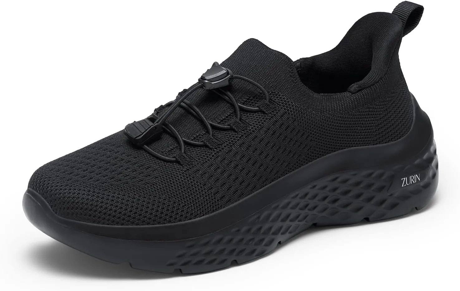 ZURIN Womens Slip On Walking Shoes with Arch Support,Lightweight Running Sneakers,Non Slip Breathable Tennis Shoes for Gym Travel Work Casual